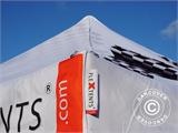 Pop up gazebo FleXtents Xtreme 50 with full digital print, 3x6 m, incl. 4 sidewalls