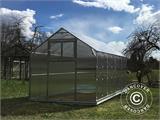 Serre polycarbonate TITAN Classic 480, 9,7m², 2,35x4,12m, Argent