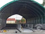 Erweiterung 3m für Zelthalle/Rundbogenhalle 10x15x5,54m, PVC, Grün