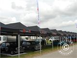 Tente pliante FleXtents PRO Steel 4x6m Gris, avec 8 cotés