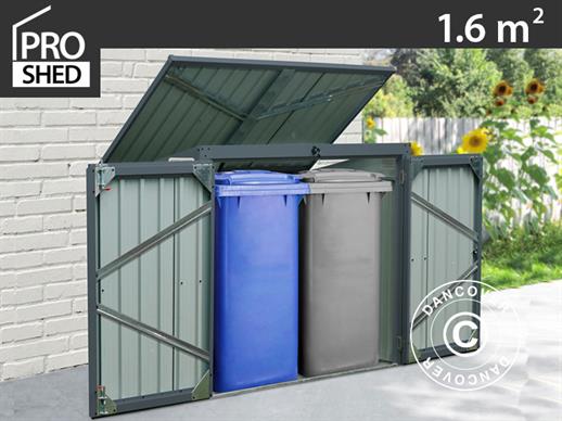 Bin storage double 1.58x1.01x1.34 m, Anthracite/White