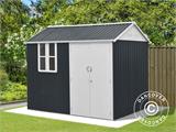 Garden shed Cottage, 3.02x1.72x2.29 m, Anthracite/White