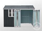 Garden shed Cottage, 3.02x1.72x2.29 m, Anthracite/White