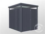 Garden shed w/skylight, 2.04x2.45x2.26 m, Anthracite