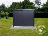 Garden shed/Steel cabinet w/sliding door 1.65x0.8x1.31 m, ProShed®, Anthracite