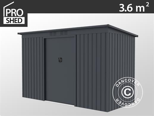 Garden Shed w/Flat Roof 2.77x1.30x1.73 m ProShed®, Anthracite