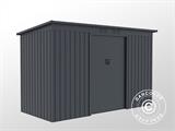 Garden Shed w/Flat Roof 2.77x1.30x1.73 m ProShed®, Anthracite