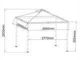 Gazebo Osiris 3x3 m, Grey