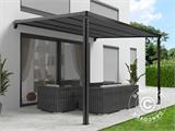 Patio Cover Santa Ynez, 4x3 m, Black/Dark Grey