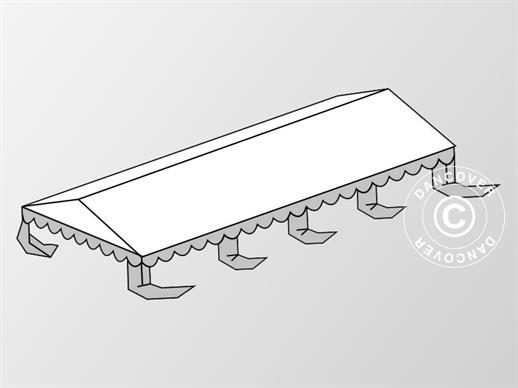 Roof cover for Marquee Original 6x8 m PVC, White/Grey