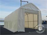 Lagerzelt Oceancover 5,5x15x4,1x5,3m, PE, Weiß