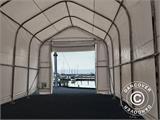 Tenda abrigo barco Oceancover 5,5x15x4,1x5,3m, PVC, Branco