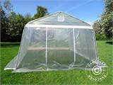 Polytunnel greenhouse, 3.6x6x2.68 m, PE, 21.6 m², Transparent