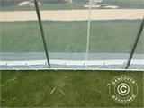 Polytunnel greenhouse, 3.6x6x2.68 m, PE, 21.6 m², Transparent