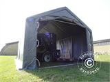 Storage shelter PRO 4x6x2x3.1 m, PVC, Grey