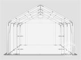 Storage shelter PRO 4x6x2x3.1 m, PVC, Grey