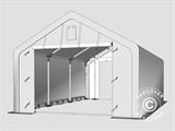 Storage shelter PRO 4x6x2x3.1 m, PVC, Grey