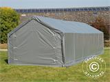 Storage shelter PRO 4x12x2x3.1 m, PVC, Grey