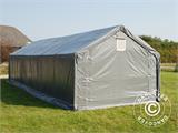 Storage shelter PRO 4x12x2x3.1 m, PVC, Grey