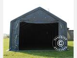 Storage shelter PRO 4x12x2x3.1 m, PVC, Grey