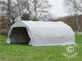 Portable double garage 5.4x6x2.9 m PVC, Grey