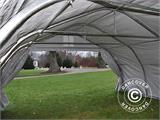 Portable double garage 5.4x6x2.9 m PVC, Grey