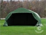 Portable double garage 5.4x6x2.9 m PVC, Green