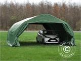 Portable double garage 5.4x6x2.9 m PVC, Green