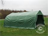 Portable double garage 5.4x6x2.9 m PVC, Green