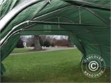 Portable double garage 5.4x6x2.9 m PVC, Green