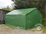 Storage shelter PRO 4x6x2x3.1 m, PVC, Green