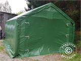 Storage shelter PRO 4x6x2x3.1 m, PVC, Green