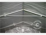 Carpa grande de almacén PRO 5x6x2x3,39m, PVC, Gris