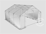 Storage shelter PRO 5x6x2x3.39 m, PVC, Grey