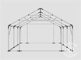 Carpa grande de almacén PRO 5x6x2x3,39m, PVC, Gris