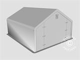 Storage shelter PRO 5x6x2x3.39 m, PVC, Grey