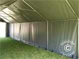 Storage shelter PRO 5x12x2x3.39 m, PVC, Grey