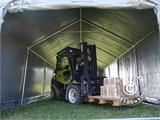 Storage shelter PRO 5x12x2x3.39 m, PVC, Grey