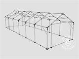 Storage shelter PRO 5x12x2x3.39 m, PVC, Grey