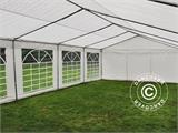 Storage Tent Basic 2-in-1, 4x8 m PE, White