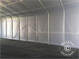 Storage shelter PRO 7x14x3.8 m PVC w/skylight, Grey