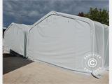 Storage shelter PRO 7x14x3.8 m PVC w/skylight, Grey