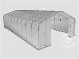 Storage shelter PRO 7x14x3.8 m PVC w/skylight, Grey