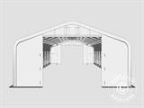 Storage shelter PRO 7x14x3.8 m PVC w/skylight, Grey