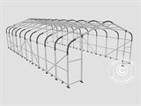 Storage shelter PRO 7x14x3.8 m PVC w/skylight, Grey