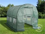 Polytunnel Greenhouse 2x4.5x2 m, 9 m², Green