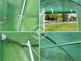 Polytunnel Greenhouse 2x4.5x2 m, 9 m², Green