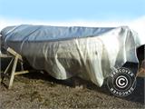 Tarpaulin 8x10 m, Net reinforced PE 200 g/m², Clear