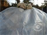 Tarpaulin 8x10 m, Net reinforced PE 200 g/m², Clear