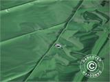 Tarpaulin 8x10 m, PVC 500 g/m², Green, Flame retardant